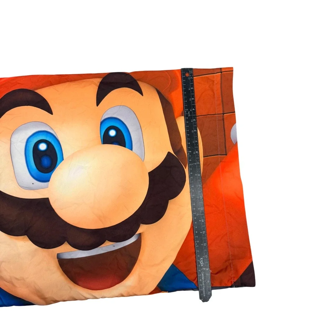Super Mario Bros Nintendo Standard Pillowcase Mario‎ Luigi Yoshi Double Sided